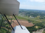 Stampe et Vertongen SV4a n°309 F-AZPH Le Stampe n°309 rejoint la Bourgogne En approche à Périgueux