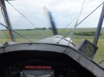 Stampe et Vertongen SV4a n°309 F-AZPH Le Stampe n°309 rejoint la Bourgogne Courte finale à Chateauroux Villers
